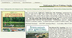 Desktop Screenshot of mckenzieriverflyfishing.com